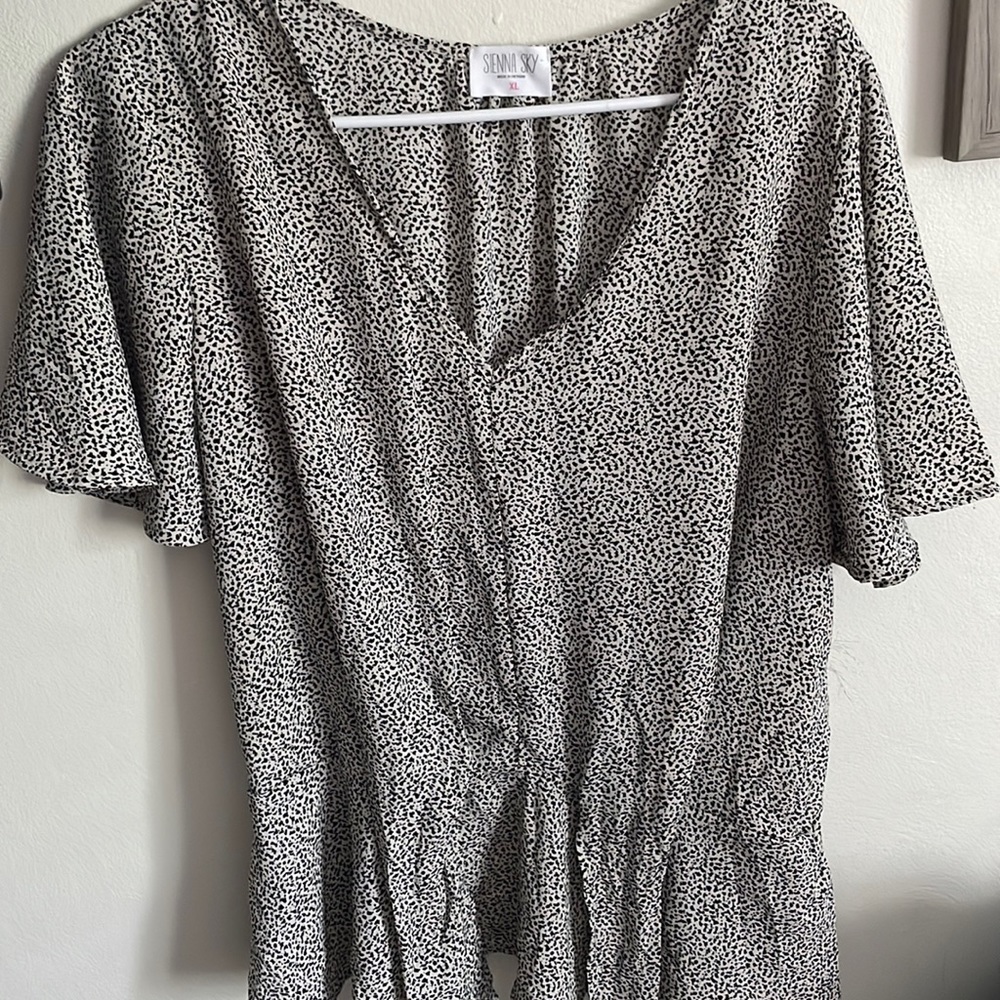 Cheetah print top!